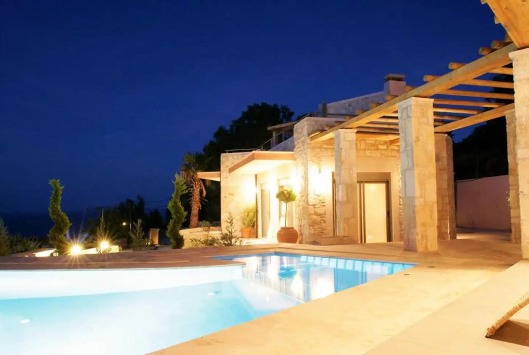 Thomais Resort: 2 Stone Villas With A Private Swimming Pool Agia Pelagia  Bagian luar foto